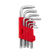 Набор ключей torx "звёздочка" INTERTOOL 9шт, короткие, Т10-Т50, CrV (32485) - изображение 1