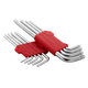 Набор ключей torx "звёздочка" INTERTOOL 9шт, длинные, Т10-Т50, CrV (41700) - изображение 3