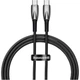 Кабель Baseus Glimmer Series Fast Charging Type-C to Type-C 100w 1m Black (CADH000701) [113823] - изображение 1