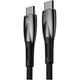 Кабель Baseus Glimmer Series Fast Charging Type-C to Type-C 100w 1m Black (CADH000701) [113823] - изображение 2