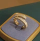 Кольцо - стиль Bulgari модерн . С цирконами Современный дизайн Италия 17 размер 4119- - изображение 4