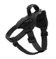 Шлея для собак Harness, тактический жилет с ручкой S (50-65 см) Черный (019S-BLACK) - изображение 1