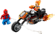 Zestaw klocków LEGO Super Heroes Marvel Spider-Man kontra Ghost Rider na motocyklu 72 elementy (76335) - obraz 2