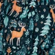 Мягкий теплый плед покрывало ARDESTO Christmas Flannel 160x200 см из 100% полиэстера плед для спальни детской и пикника рождественский принт Олени Зеленый - изображение 10
