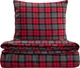 Комплект постільної білизни Homla Tartan Підковдра 160 x 200 см + 2 наволочки на подушки 50 x 60 см у клітинку різнокольоровий (5906496708466) - зображення 1