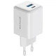 Сетевое зарядное устройство Proove Pocket GaN Plus 25W 1*USB QC4.0 1*Type-C PD3.0 White - изображение 3