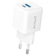Сетевое зарядное устройство Proove Pocket GaN Plus 25W 1*USB QC4.0 1*Type-C PD3.0 White - изображение 4