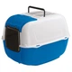 Закритий туалет для котів Ferplast Prima Cabrio 52.5х39.5х38 см Синій (72053899) - зображення 1