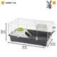 Клетка для кроликов и морских свинок Ferplast Rabbit 100 95х57х46 см Белая (57052370) - изображение 4