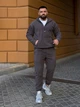 Чоловічий флісовий костюм з капюшоном (худі + штани) Uaclothes L-XL Графітовий (like36068-164901398) - изображение 2