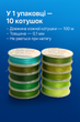 Нитки FROM FACTORY NSK для бисера TYTAN цветные набор 10шт №2500/0.1мм/100м Микс красно-розовый - изображение 3