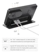Бездротова зарядка стенд Smart Mirror 4 in 1 Fast 15W чорна + Блочок 3А - изображение 15