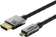 Кабель CableTime micro HDMI (M) - HDMI (M) 8K/60Hz, 48Gbps, 0.5 м (CH16E) (CA915873) - зображення 2