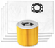 Мешки (4шт) и фильтр для пылесоса Karcher WD2 Plus, WD3, SE4001, SE4002, KWD1, KWD2, KWD3, MV2, MV3 (2.863-314.0) - изображение 1