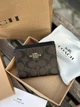 Женский кожаный кошелек Coach Snap Wallet Brown - изображение 1
