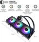 Система жидкостного охлаждения Qube QB-OLWC360C - изображение 2