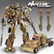 Коллекционная фигурка Трансформер Optimus Prime Heroic Leader Golden Version Transformers золотой - изображение 8
