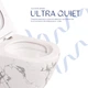 Унитаз подвесной Robin Ultra Quiet 490×365×325 мм, Marble, с сиденьем Slim Duroplast / Soft-close / Quick Rele - изображение 5
