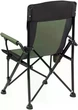 Стул разложенный Skif Outdoor Attache с подлокотниками и подстаканником Черный/Зеленый - изображение 4