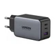 Зарядное устройство UGREEN 3xUSB 65W GaN (2хUSB-C+USB-A) CD244 Grey (10335) (341310) - изображение 1
