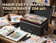 Набор маркеров двусторонних для рисования скетчинга Touch Raven 204 шт комплект детские цветные двусторонние скетч фломастеры на спиртовой основе в тканевом чехле футляре - изображение 1