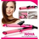 Плойка-утюжок для волос 25 мм 45 Ватт Nova 2in1 Beauty Set NHC-2009 5 режимов с защитой от перегрева и индикатором питания - изображение 5