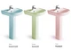 Комплект раковина + ножка RAK Ceramics Cynthia Wash Basin (57 см) Розовый HDSYR_2599 - изображение 2