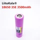 Аккумулятор 18650 Samsung pro version INR18650-35E 3500mAh Розовый Li-Ion для фонарей и PowerBank аккумуляторный блок (IS-OP_22-G) - изображение 2