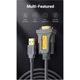 Кабель для передачи данных USB to COM M 1.5m DB9 RS-232 CR104 black Ugreen (20211) - изображение 5