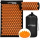 Коврик акупунктурный с валиком Cornix Classic Mat Аппликатор Кузнецова XR-0111/XR- 0110 Black/Orange - изображение 1