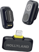 Бездротовий петличний мікрофон Hollyland Lark A1 Mini Duo Lightning RX (6976068118725) - зображення 1