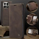 Чехол книжка Caseme с магнитом для Xiaomi 15T кофейный - изображение 2