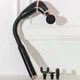 Перкуссионный массажер Fascial Gun Massage массажный пистолет для тела и мышц спины ног рук 4 насадки портативный беспроводной массажер для дома спортзала и восстановления после тренировок Черный - изображение 2
