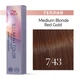 Стойкая крем-краска для волос Wella Professionals Illumina Color 7/43 60 мл (8005610538839) - изображение 2