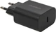 Мережевий зарядний пристрій Choetech GaN, USB-C, 25 Вт (PD6003-EU-BK) - зображення 1