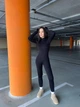 Теплий жіночий комбінезон на змійці Uaclothes 46 Чорний like16124 (like35703-161241350) - изображение 4