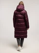 Пуховик зимовий довгий жіночий Lee Cooper Laura-7030 XL Бордовий (5905991747239) - зображення 4
