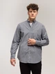 Koszula męska bawełniana w kratę Lee Cooper New Tenby-39Zk 2XL Szara (5905991748144) - obraz 3