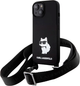 Etui Karl Lagerfeld Crossbody Choupette do Apple iPhone 15/14/13 Black (KLHCP15SSCBSCNK) - obraz 1