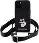 Etui Karl Lagerfeld Crossbody Choupette do Apple iPhone 15/14/13 Black (KLHCP15SSCBSCNK) - obraz 2