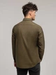 Koszula męska bawełniana Lee Cooper Lars Oxford L Khaki (5905991750956) - obraz 2