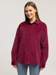 Сорочка бавовняна жіноча Lee Cooper Rosalyn-6000 L Бордова (5905991751663) - зображення 3