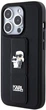 Etui Karl Lagerfeld Gripstand Saffiano Karl&Choupette Pin do Apple iPhone 13/13 Pro Black (KLHCP13LGSAKCPK) - obraz 2