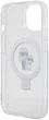 Etui Karl Lagerfeld Ring Stand Karl&Choupettte MagSafe do Apple iPhone 15/14/13 White (KLHMP15SHMRSKCH) - obraz 7