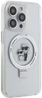 Etui Karl Lagerfeld Ring Stand Karl&Choupettte MagSafe do Apple iPhone 15 Pro Max White (KLHMP15XHMRSKCH) - obraz 4