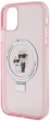 Etui Karl Lagerfeld Ring Stand Karl&Choupettte MagSafe do Apple iPhone 11/Xr Pink (KLHMN61HMRSKCP) - obraz 6