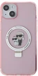 Etui Karl Lagerfeld Ring Stand Karl&Choupettte MagSafe do Apple iPhone 15 Plus/14 Plus Pink (KLHMP15MHMRSKCP) - obraz 3