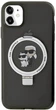 Etui Karl Lagerfeld Ring Stand Karl&Choupettte MagSafe do Apple iPhone 11/Xr Black (KLHMN61HMRSKCK) - obraz 3