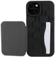 Панель Karl Lagerfeld Saffiano Cardslots and Stand Monogram Ikonik Patch для Apple iPhone 15/14/13 Black (KLHCP15SSAKKNSCK) - зображення 8