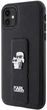 Панель Karl Lagerfeld Gripstand Saffiano Karl&Choupette Pin для Apple iPhone 15 Plus/14 Plus Black (KLHCP15MGSAKCPK) - зображення 2